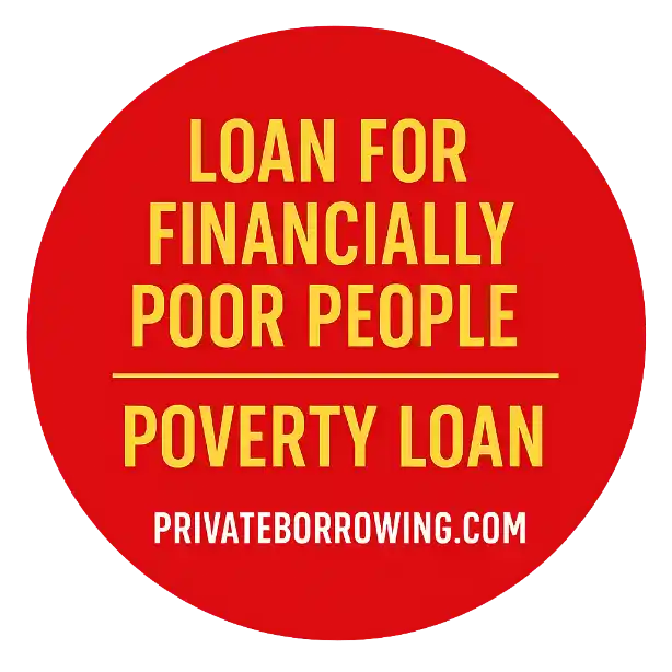 Private loan options for people living in poverty